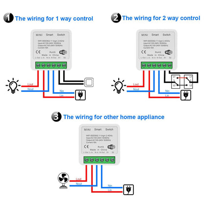 Smart Switch Mini Wifi Relay Breaker