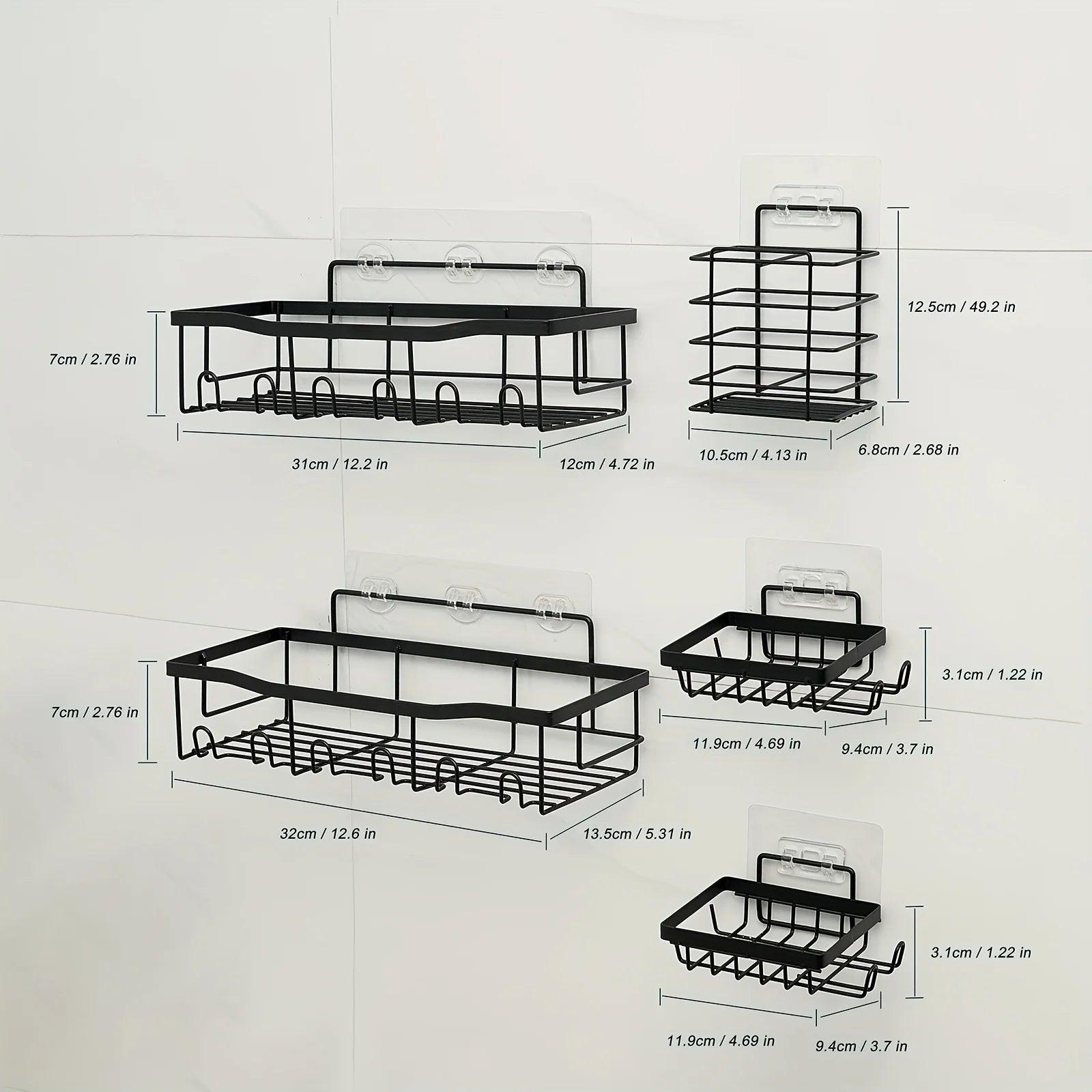 Shower Caddy Adhesive Shower Organizer