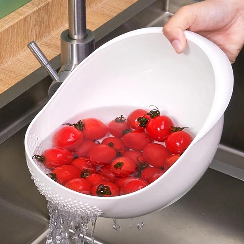 Rice Sieve Plastic Colander