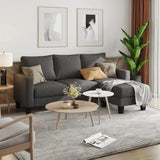Convertible L-shaped sofa Set