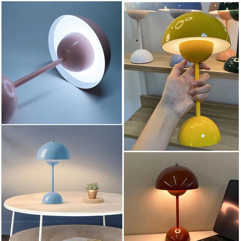 Rechargeable Mushroom Table Lamp