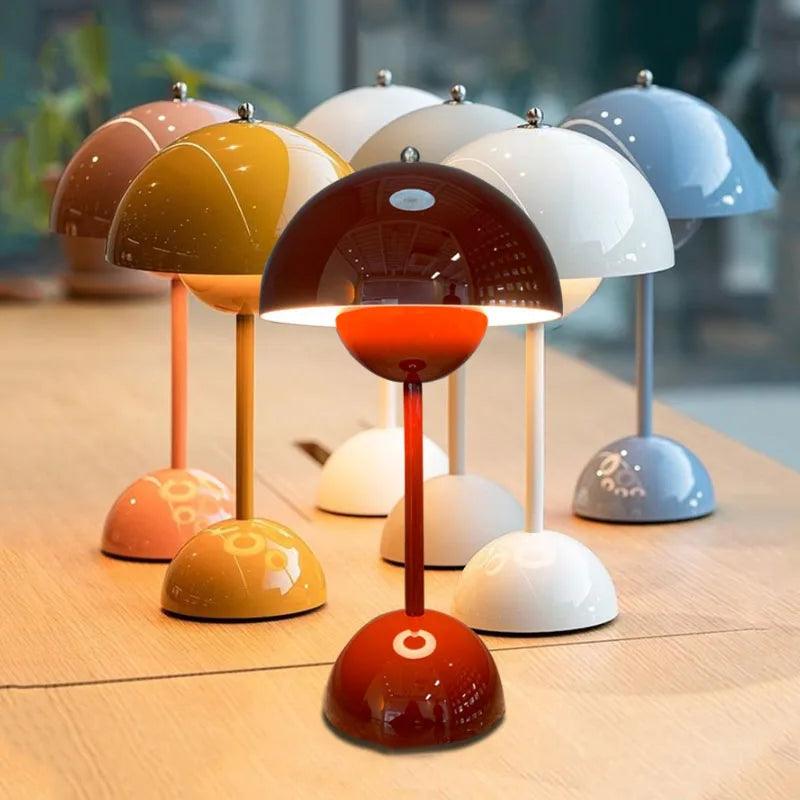 Rechargeable Mushroom Table Lamp