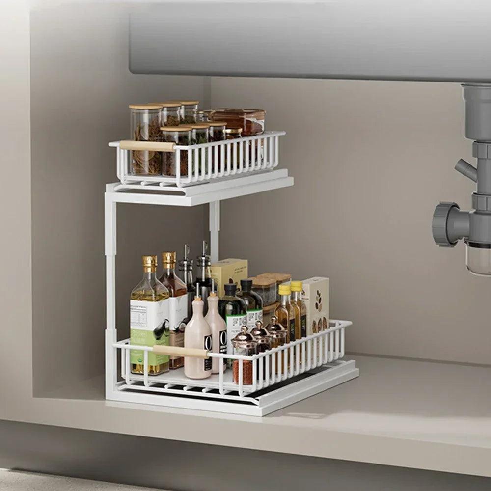 Under Sink Storage Rack