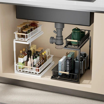 Under Sink Storage Rack