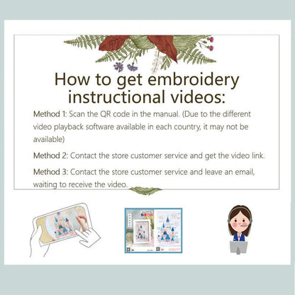 Flower Embroidery Starter Kit