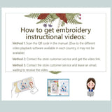 Flower Embroidery Starter Kit