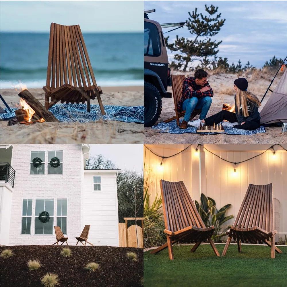 Folding Wooden Outdoor Chair