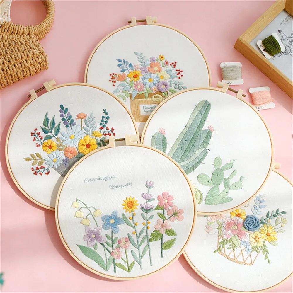 Flower Embroidery Starter Kit