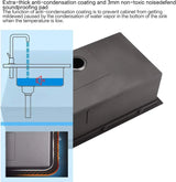 Gunmetal Black Drop In Kitchen Sink
