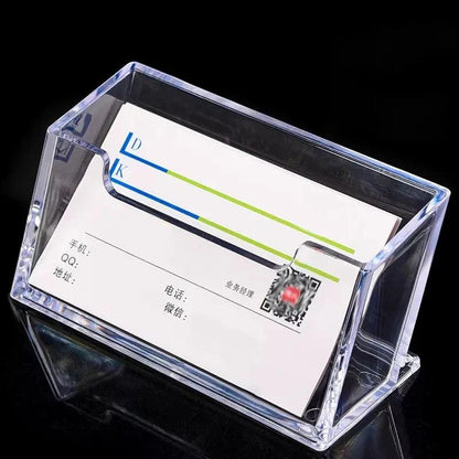 Transparent Acrylic Card Holder