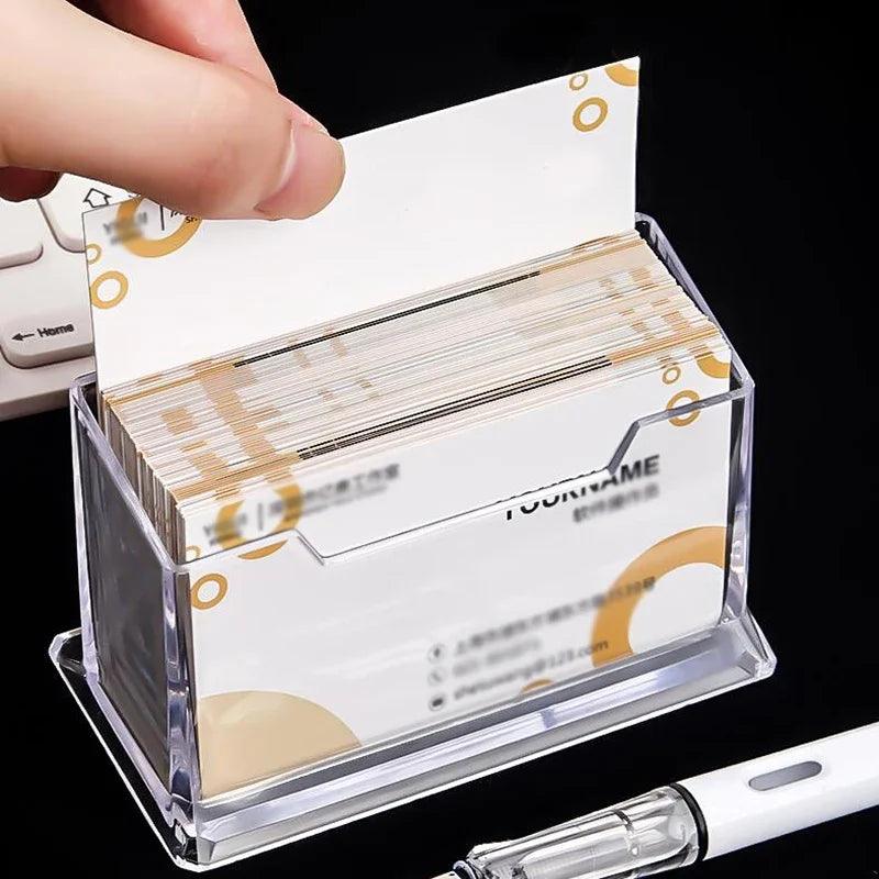 Transparent Acrylic Card Holder