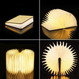 Rechargeable Wooden Lamp for Kids' Bedrooms