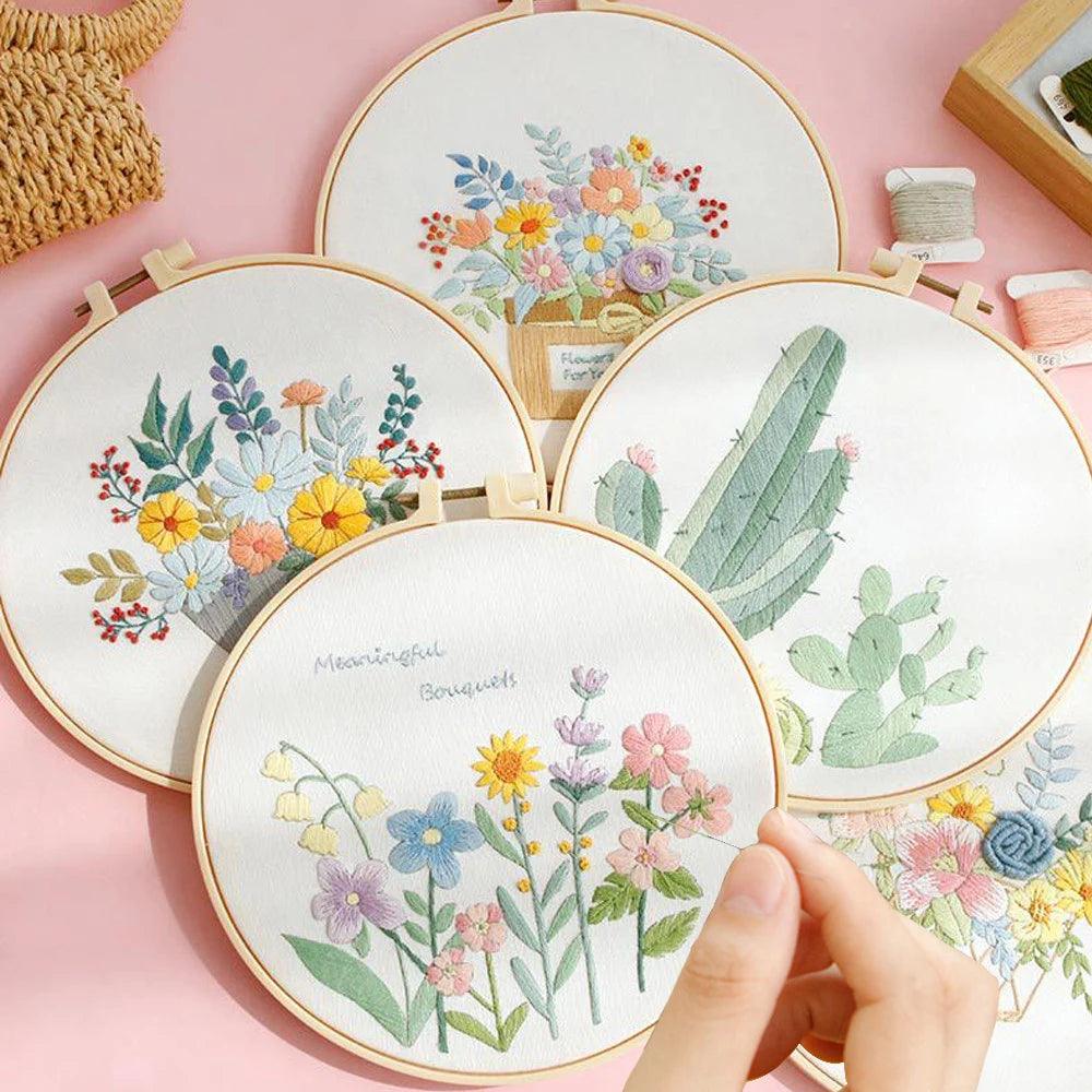 Flower Embroidery Starter Kit