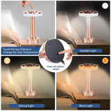 Rechargeable Retro Bar Table Lamp
