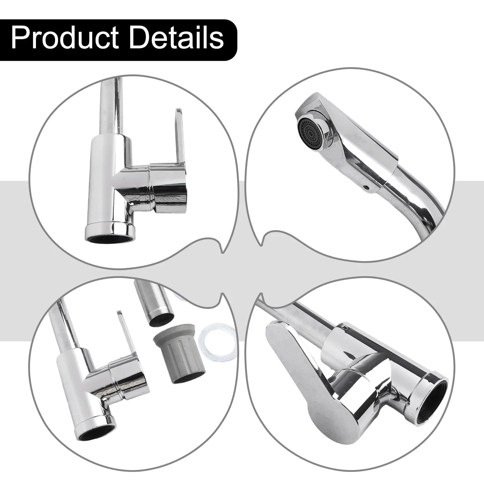 Polished Chrome Plated Swivel Faucet