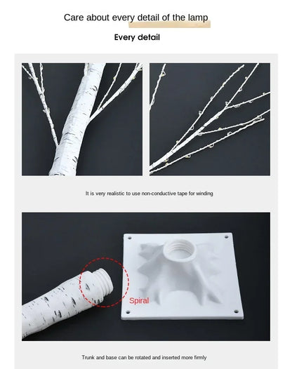 Christmas Decoration LED Birch Tree Lights or for any occasion