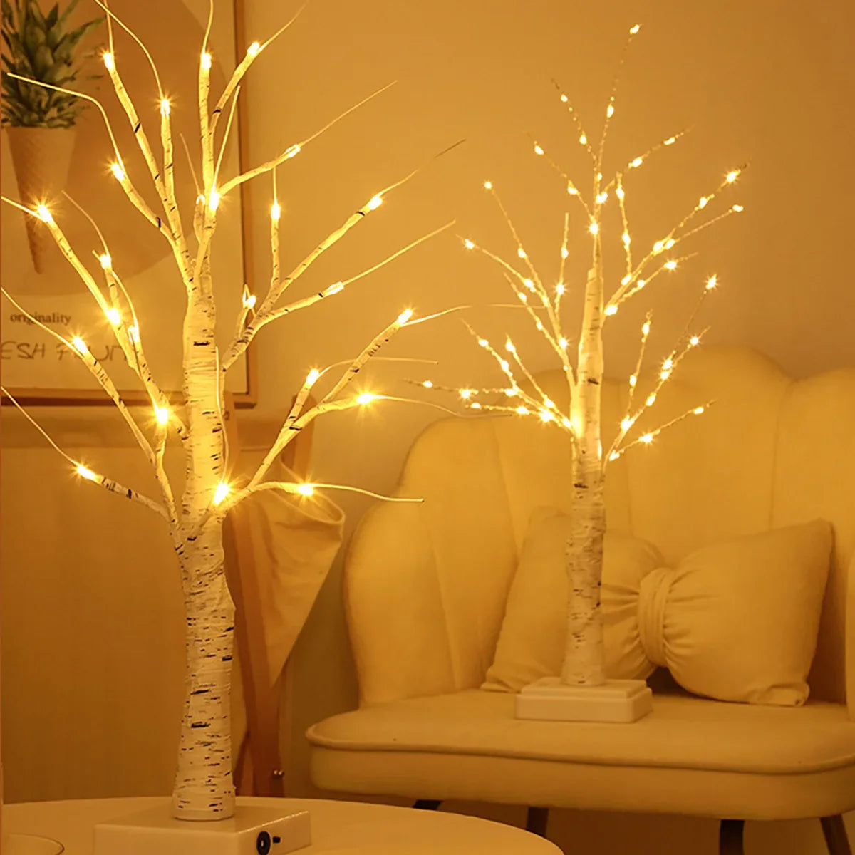 Christmas Decoration LED Birch Tree Lights or for any occasion