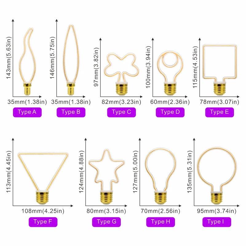 Vintage Filament Light for Home