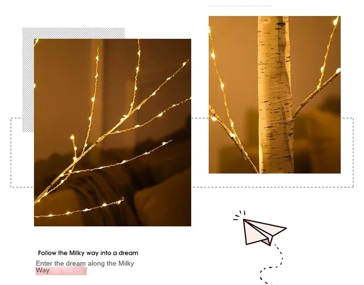 Christmas Decoration LED Birch Tree Lights or for any occasion