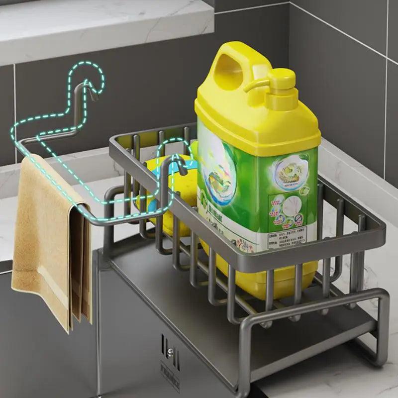 Self-Draining Sink Rack