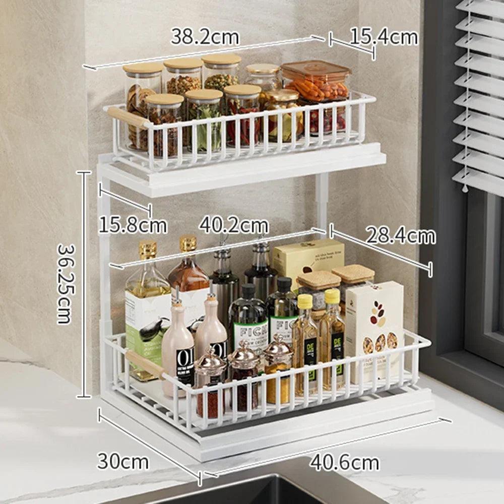 Under Sink Storage Rack