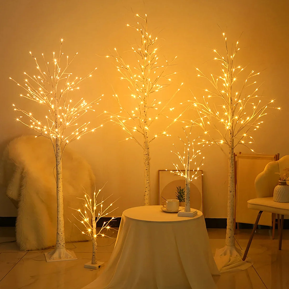 Christmas Decoration LED Birch Tree Lights or for any occasion