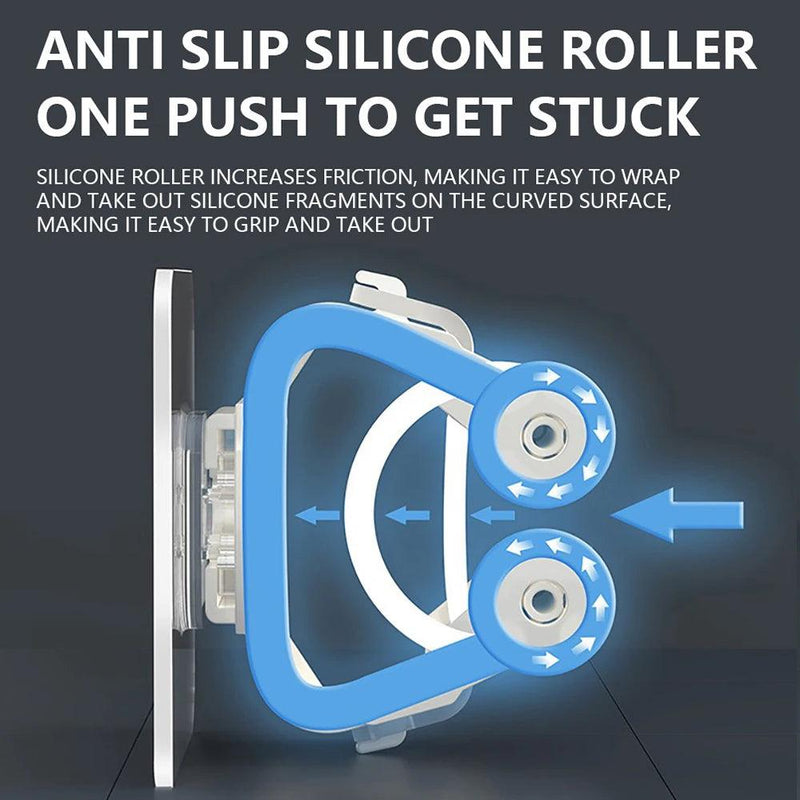 Self-adhesive Mop and broom Holder Rack