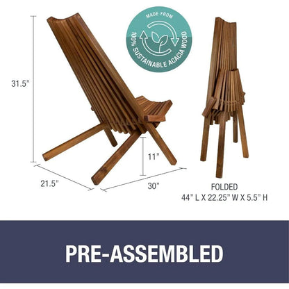 Folding Wooden Outdoor Chair