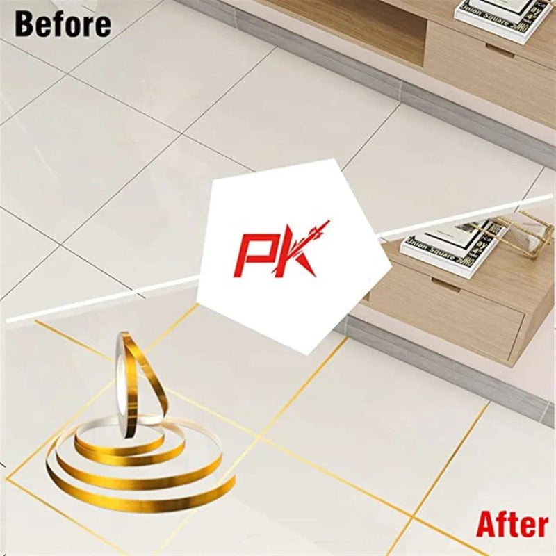 Gold black Self-Adhesive Tile Stickers Tape