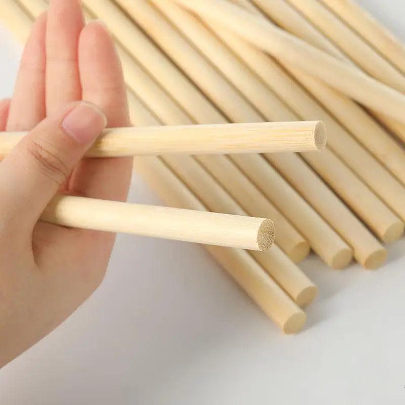 Round Wooden Bamboo Sticks