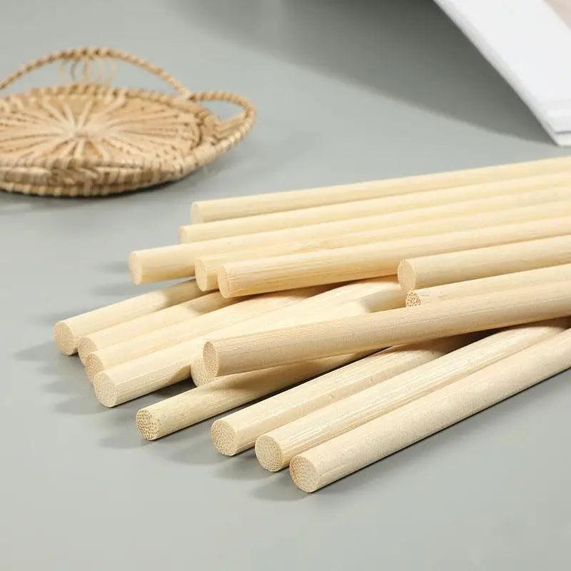 Round Wooden Bamboo Sticks