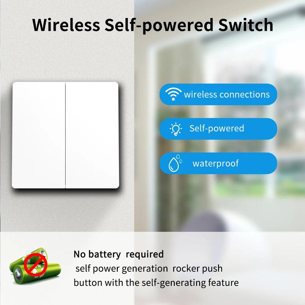 SIXWGH Smart Home Wireless 433mhz Light Switch Set